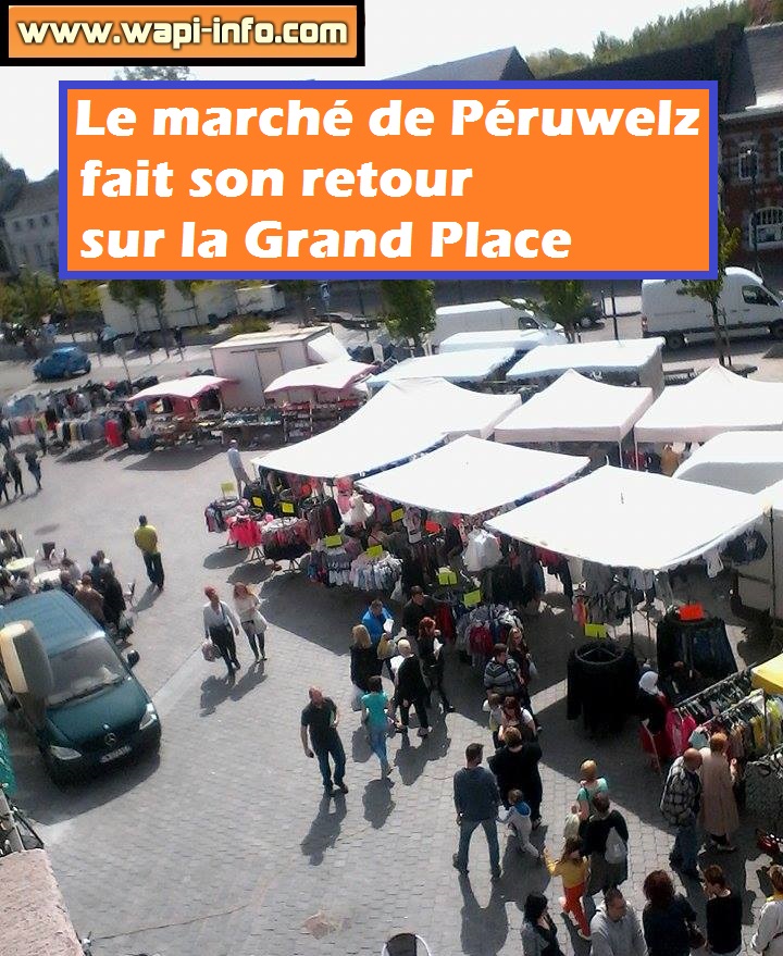 Péruwelz : Le Marché A Retrouvé La Grand Place – Wapi-info.com