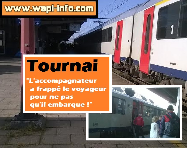 Tournai : "l'accompagnateur a frappé le voyageur pour ne pas qu'il embarque !"
